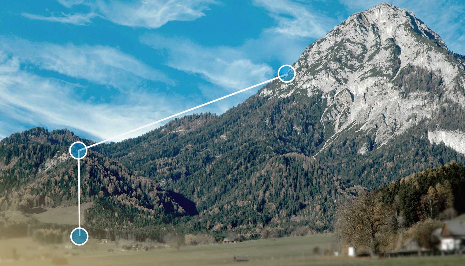 Abflugplan und Lageplan der Zipline Stoderzinken Abflugplan und Lageplan der Zipline Stoderzinken